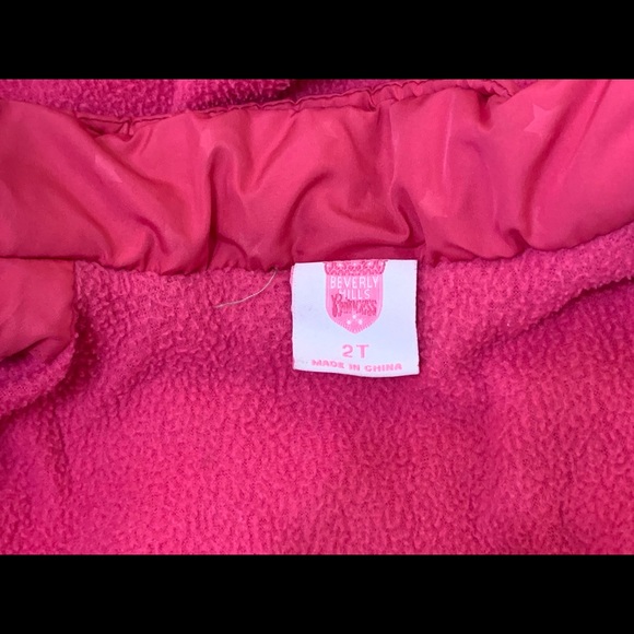 Beverly Hills Princess Brand Pink Jacket Sz 2T - Picture 4 of 4